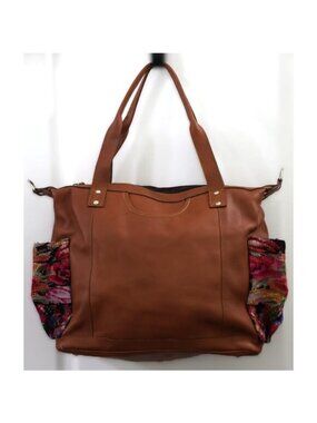Guatemalan Convertible Bag | 100% Full-Grain Leather Vintage Huipil | Unique Bag